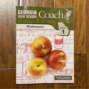 Georgia High School Coach Mathematics Book 1 Algebra Test Prep State Exam Review